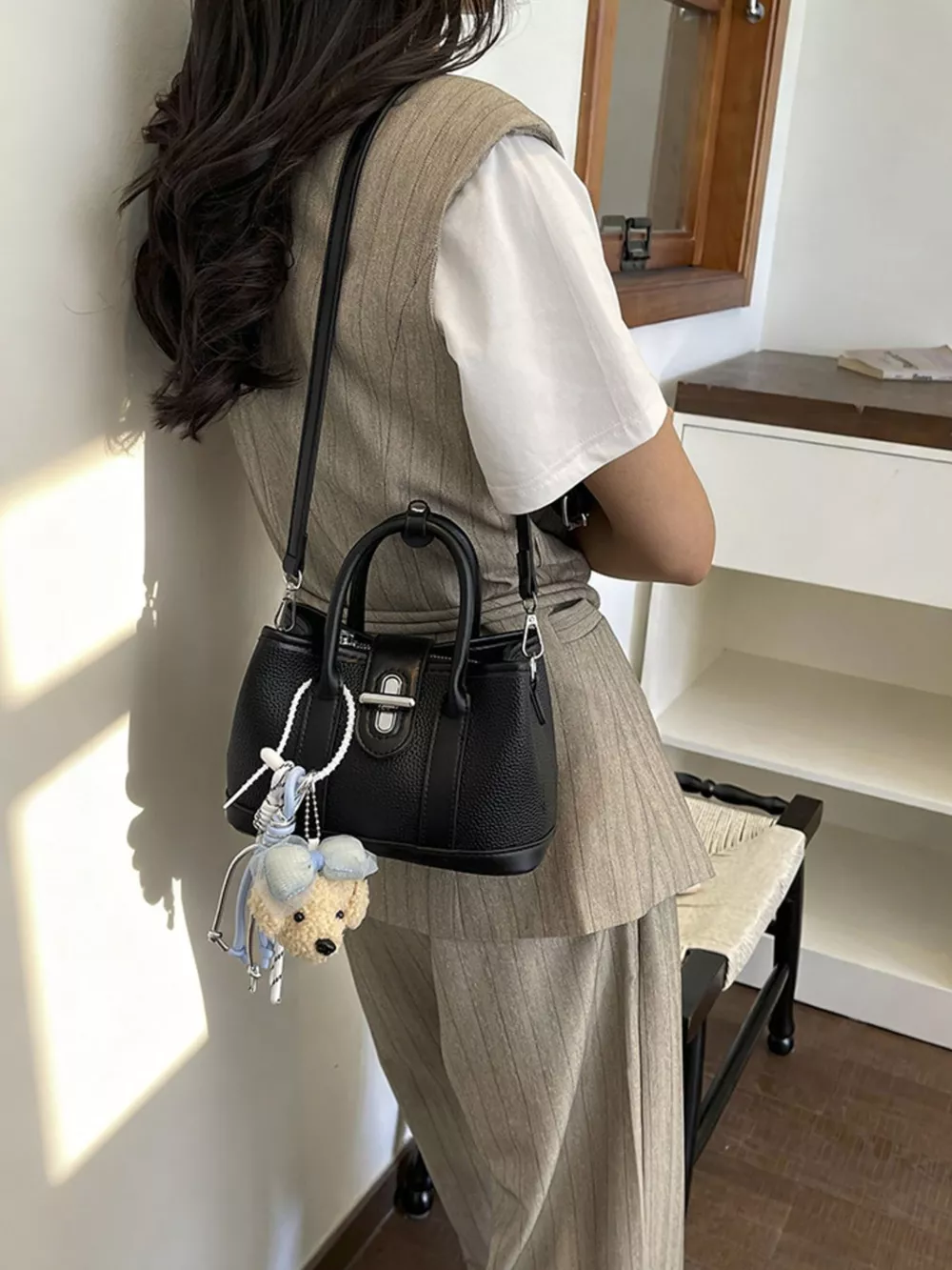 Top Handle Crossbody Bag, image 2