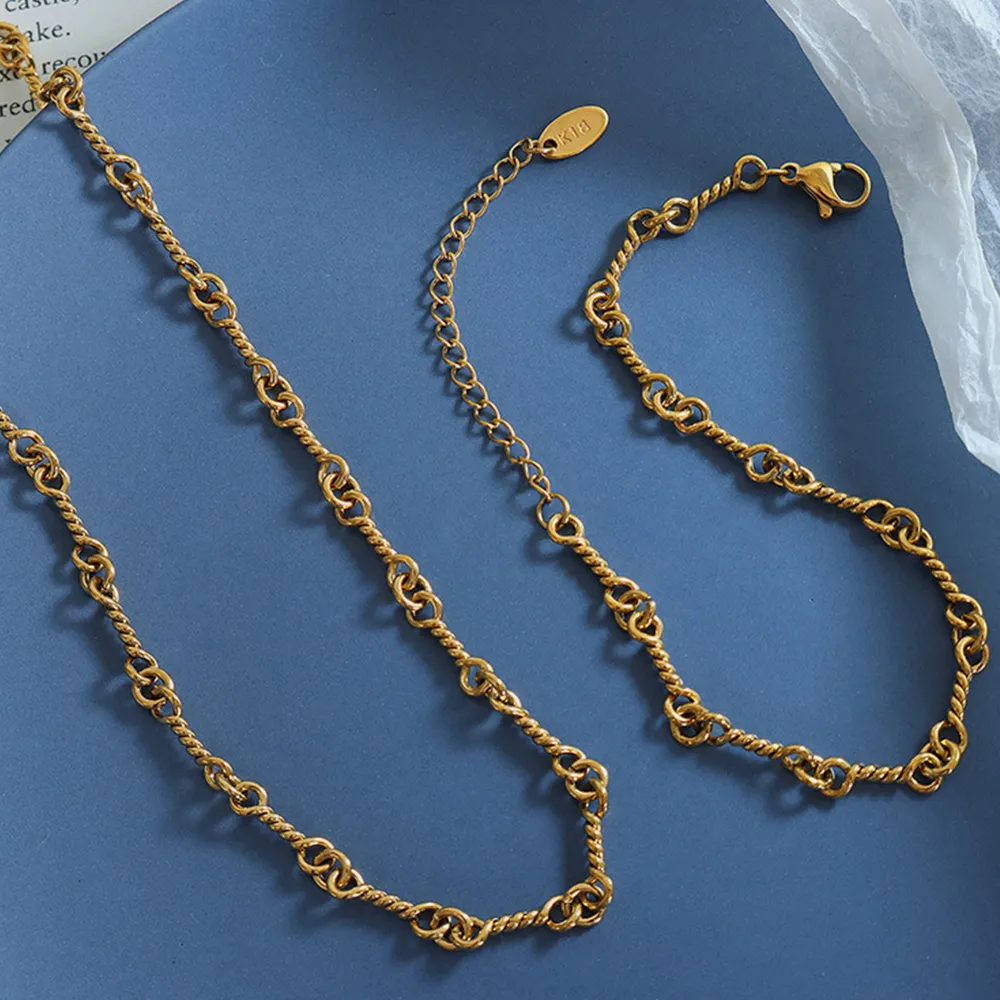 Titanium Steel Link Chain Bracelet, image 3