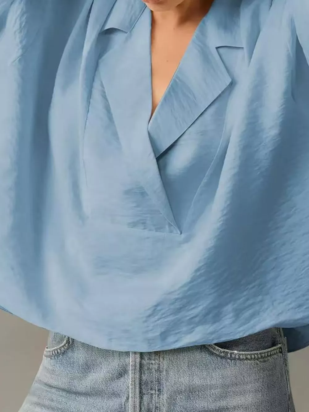 Relaxed Fit Half Sleeve Blouse, image 7