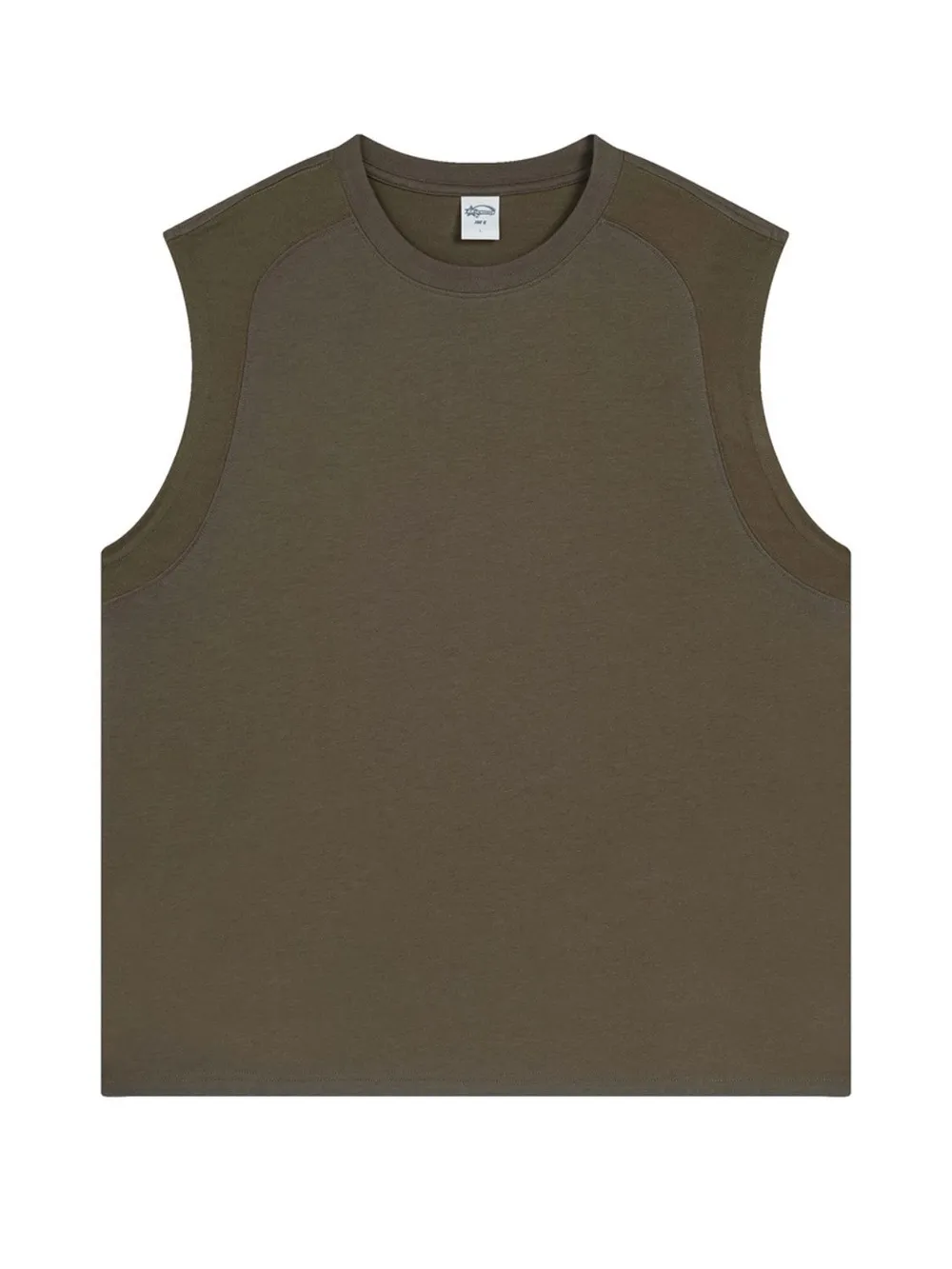 Men's Solid Color Round Neck Tank, image 5