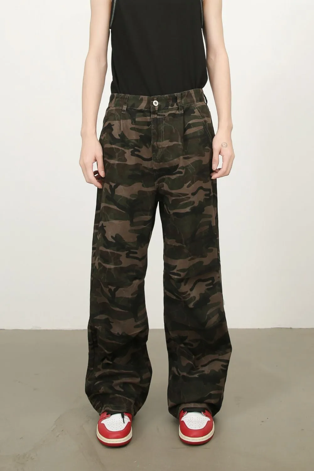 Men's Camouflage Jeans with Pockets, image 3