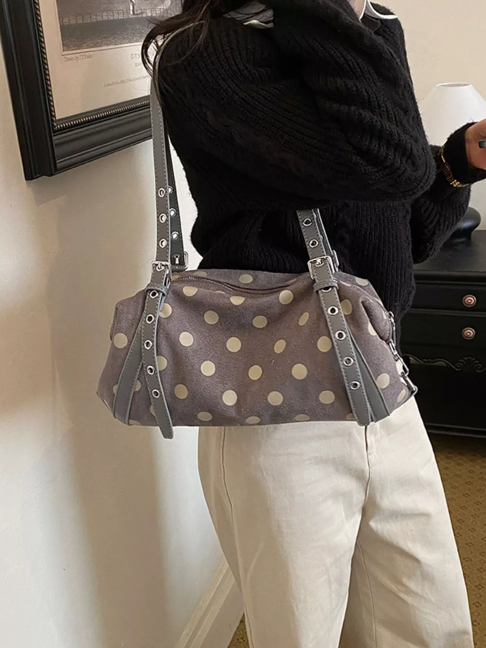 Polka Dot Shoulder Bag, image 14
