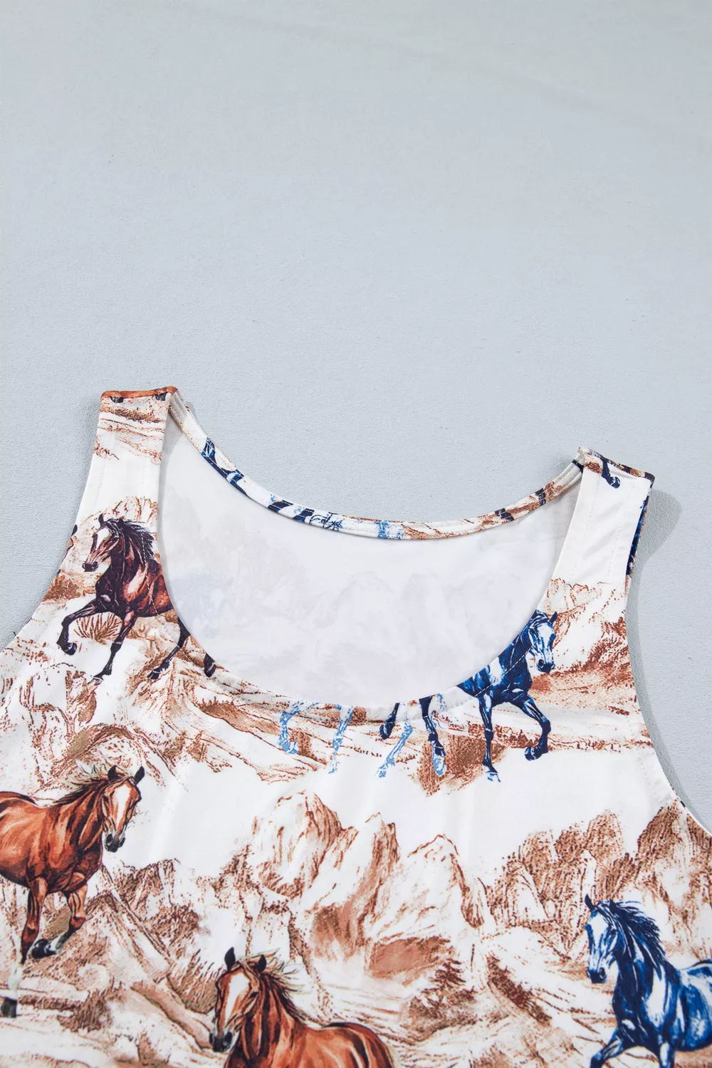 Horse Hat Western Slim Tank Top, image 5