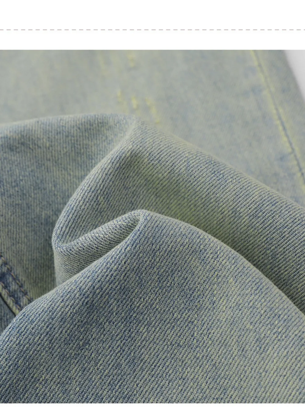 Men's Washed Straight Leg Jeans, image 5