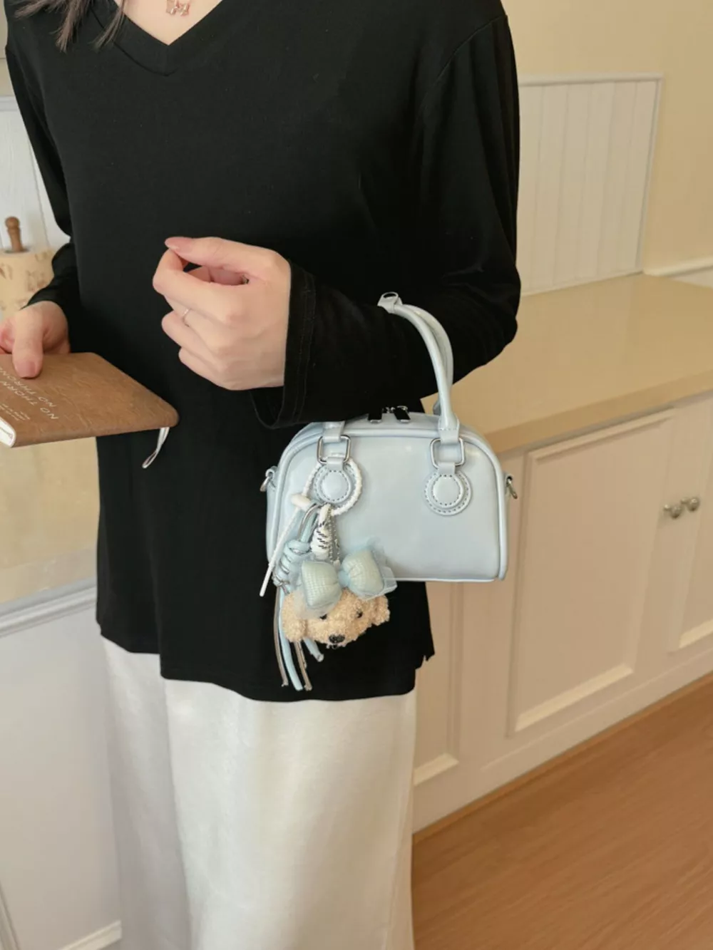 PU Leather Mini Crossbody Bag, image 3