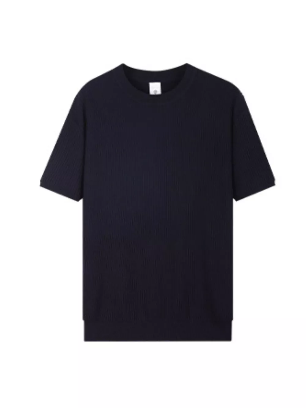 Men's Plus Size Ribbed Knit Relaxed Fit T-Shirt, image 5