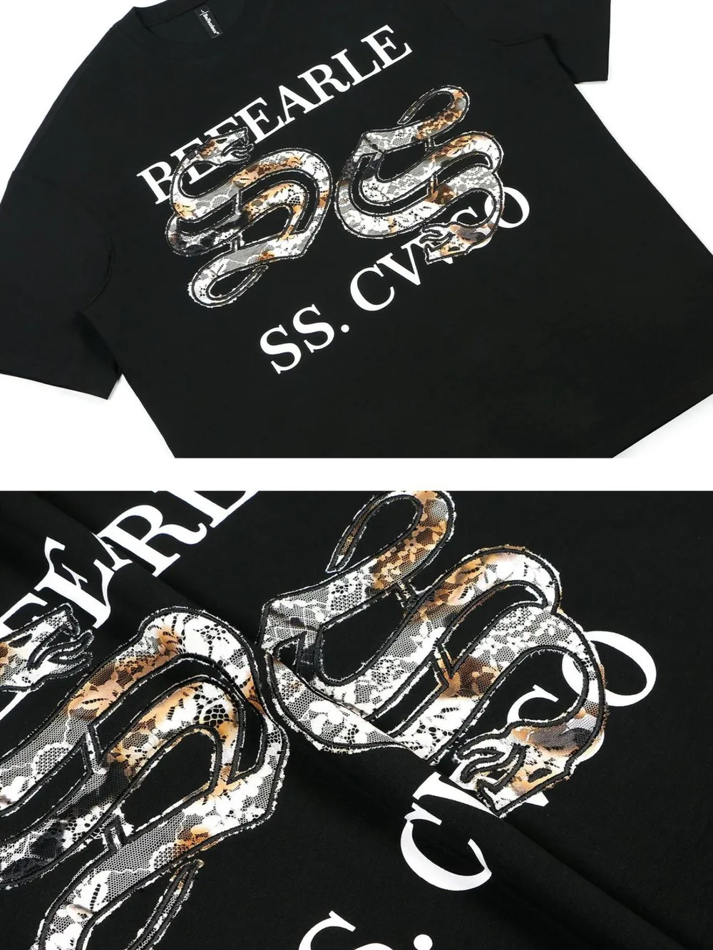Men's Letter Graphic Round Neck T-Shirt, image 2