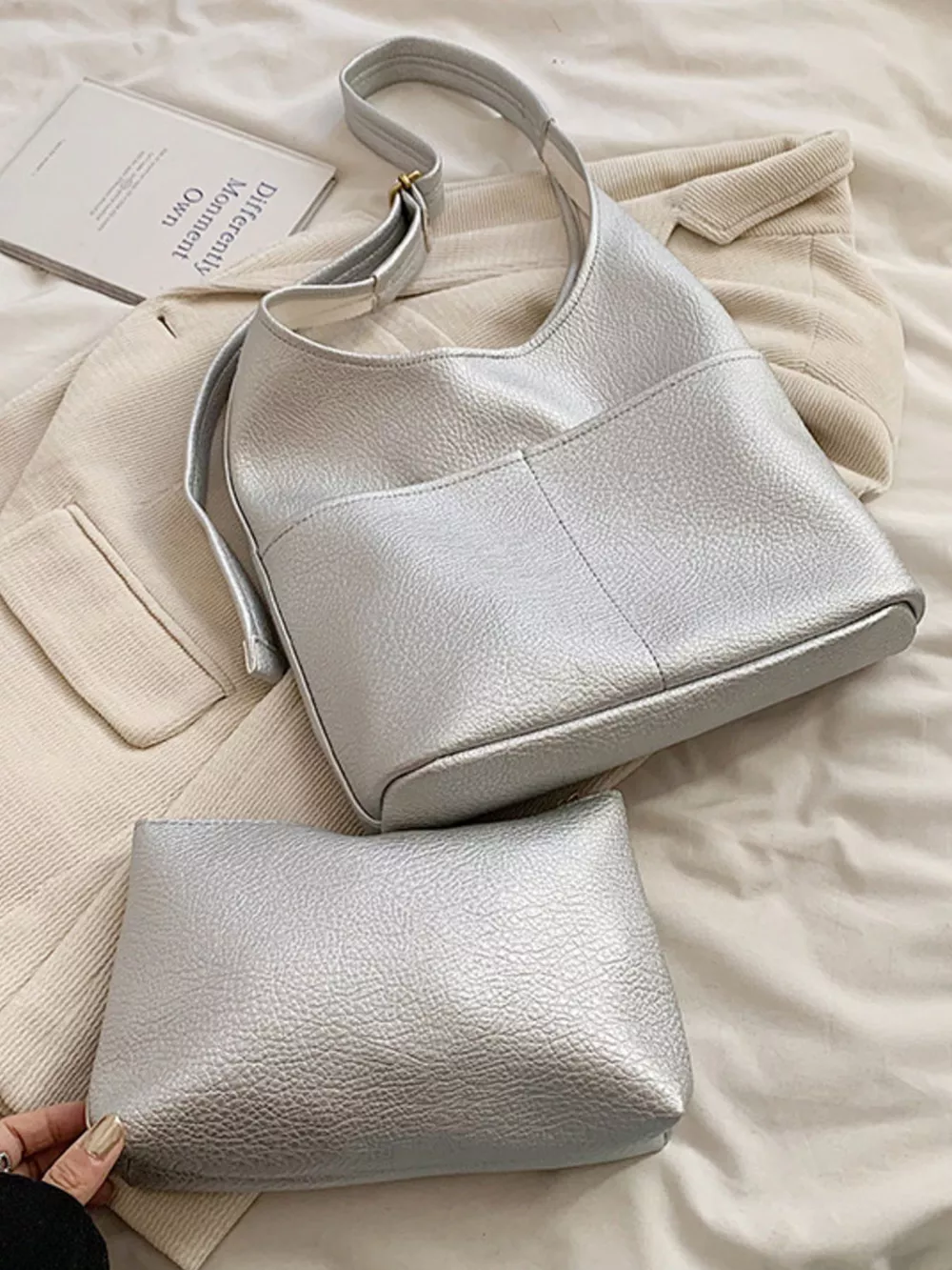 Adjustable Strap Shoulder Bag, image 2