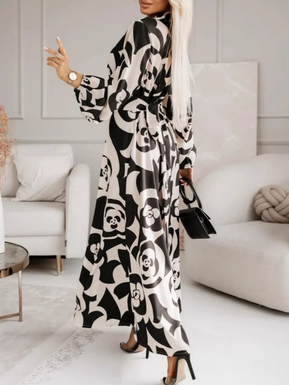 Long Sleeve Maxi Shirt Dress, image 10
