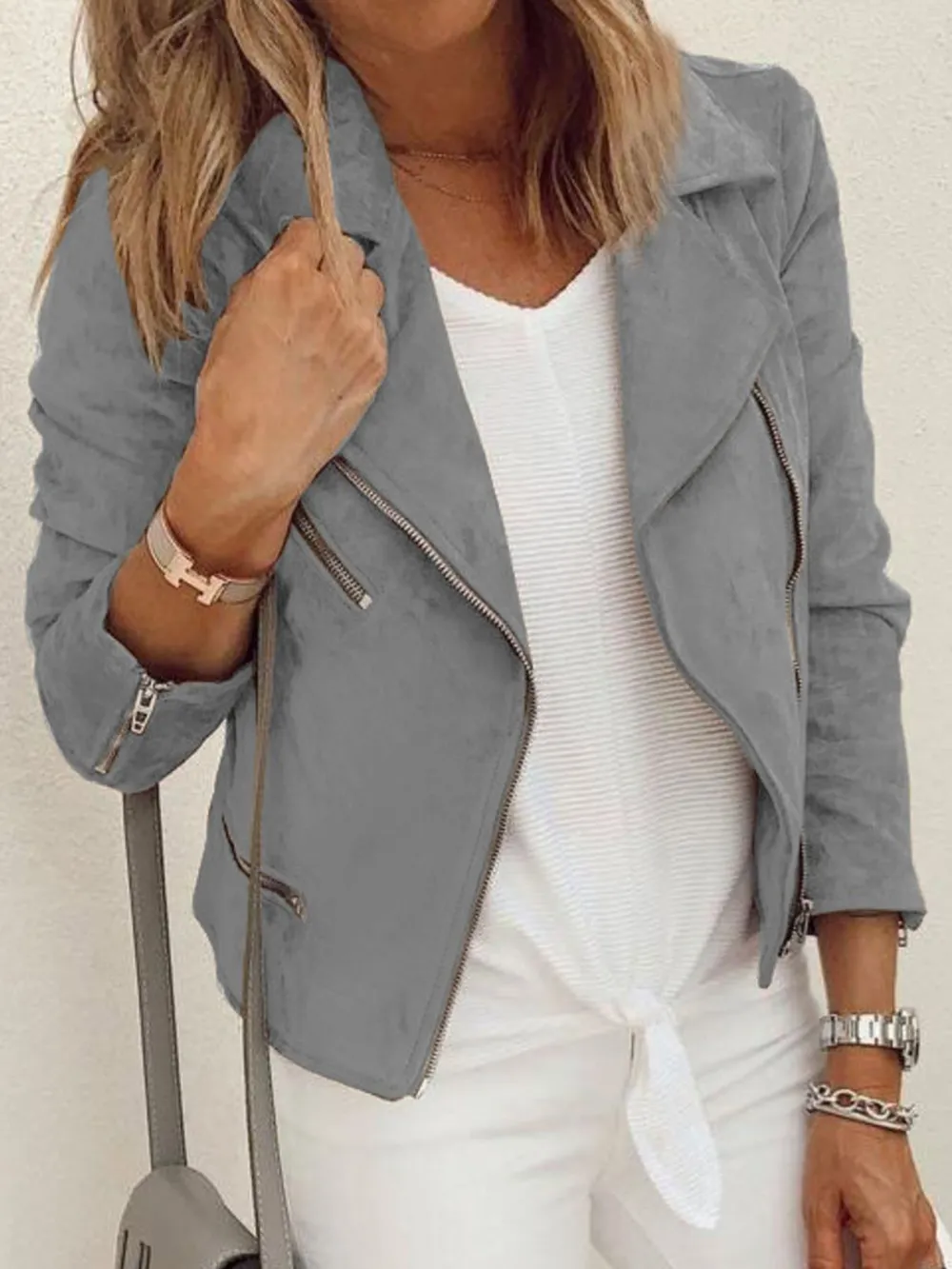 Zip Up Long Sleeve Jacket, image 7