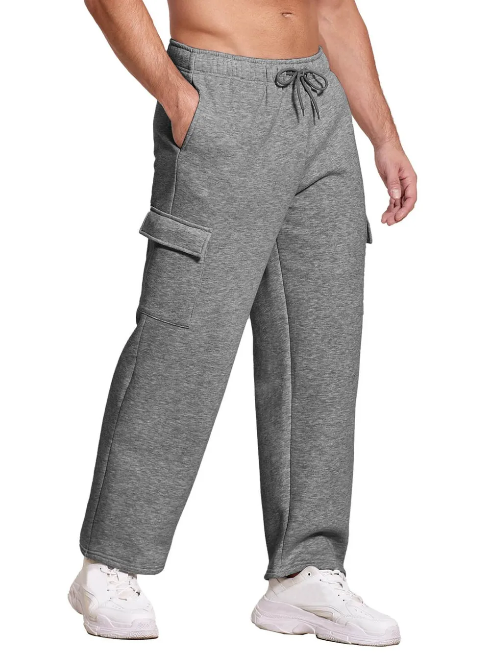 Men's Plus Size Drawstring Pants, image 4