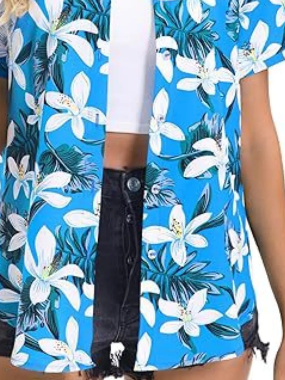 Plant Print Short Sleeve Shirt, image 15