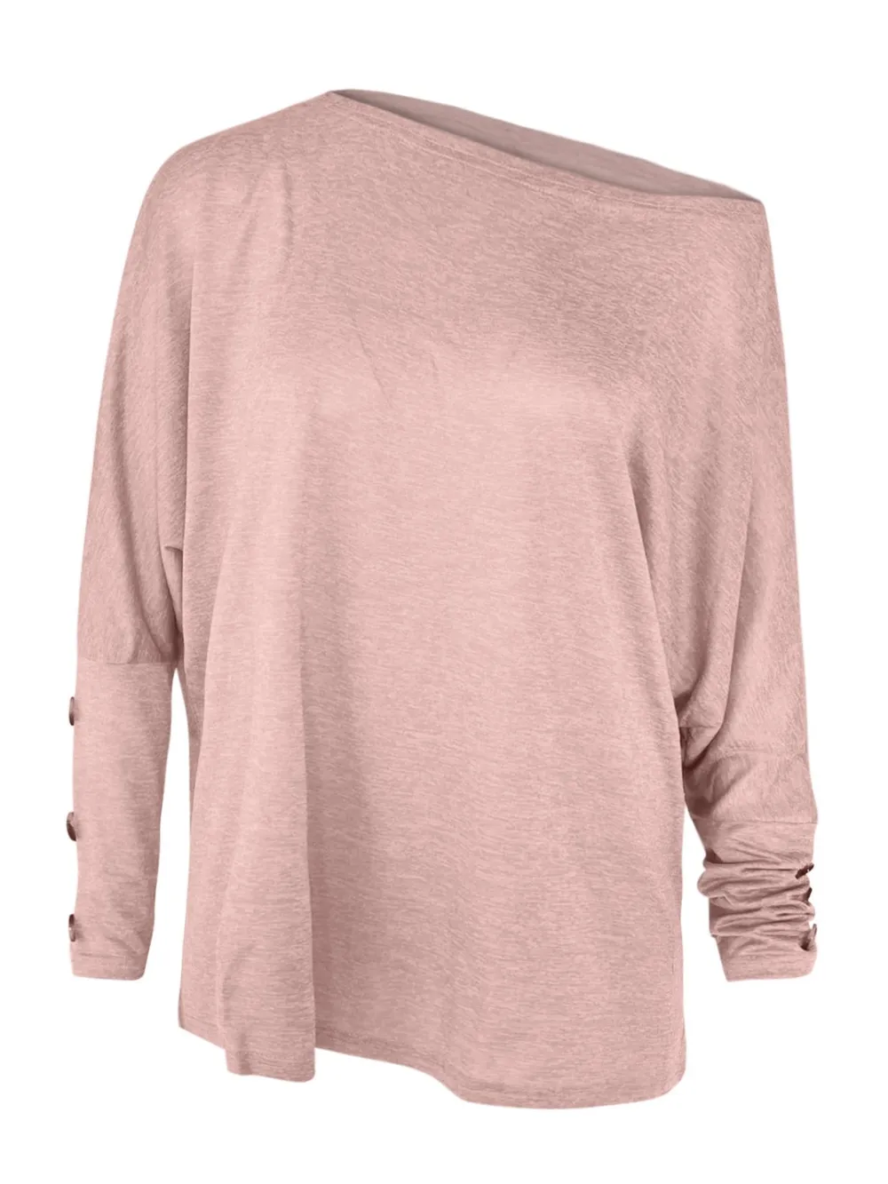 One Shoulder Long Sleeve T-Shirt, image 8