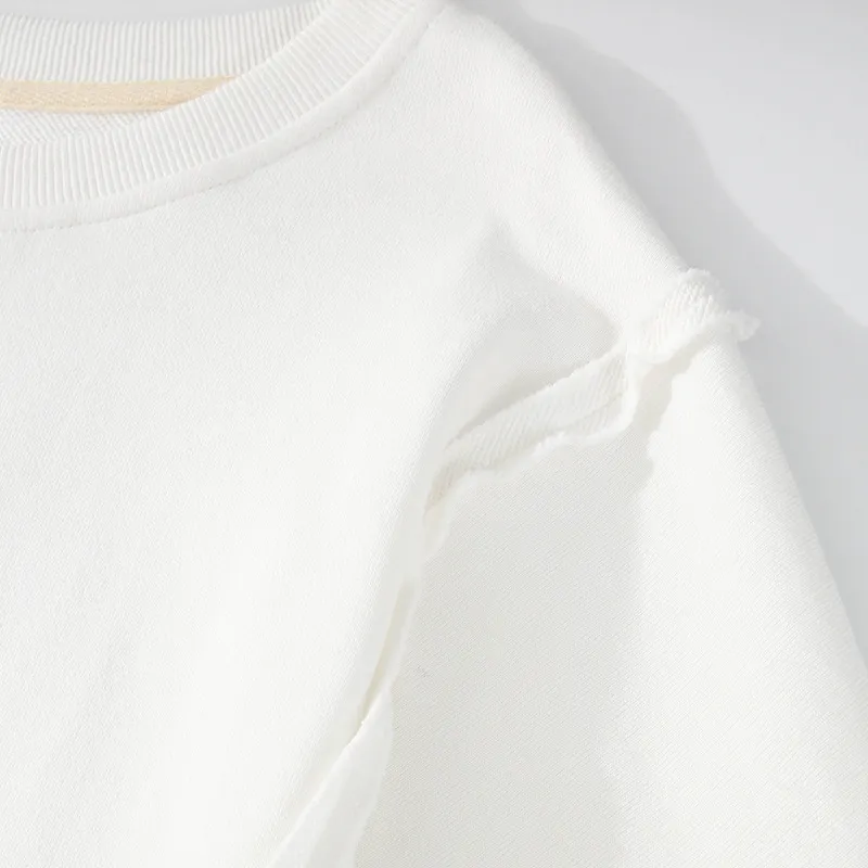 Exposed Seam High-Low Long Sleeve Sweatshirt, image 18