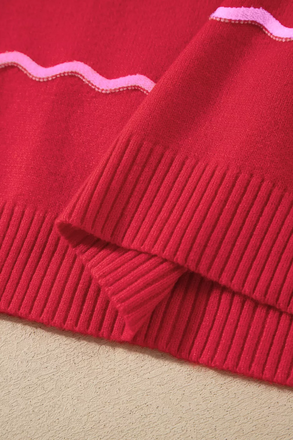 Striped Round Neck Long Sleeve Shift Pullover Sweater, image 11