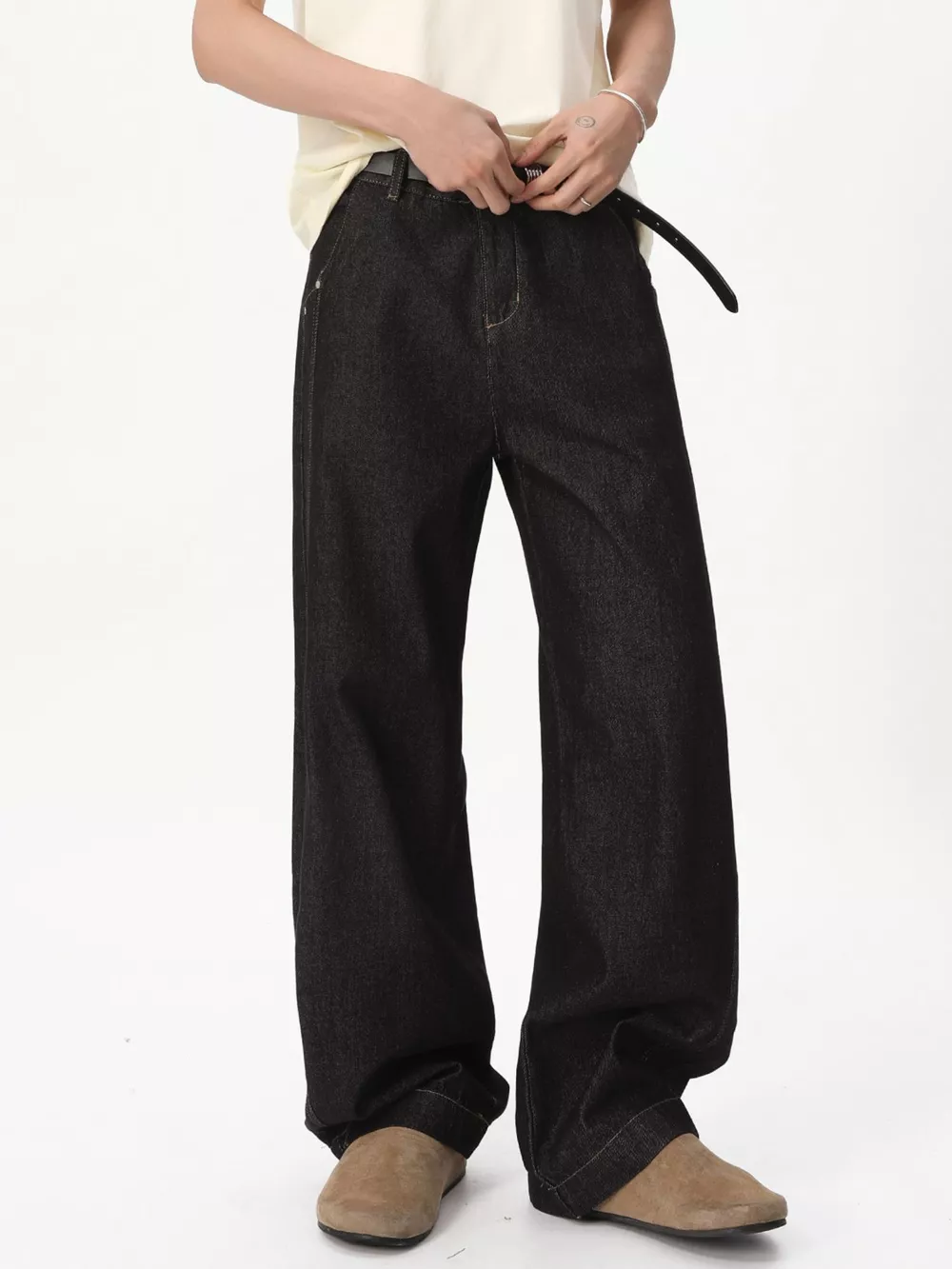 Men's Wide-Leg Jeans, image 3