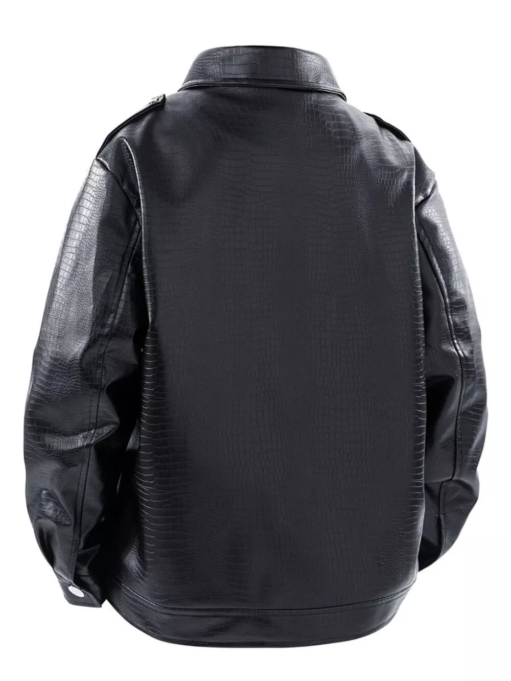 Men's Plus Size Lapel Collar Long Sleeve Outerwear, image 4