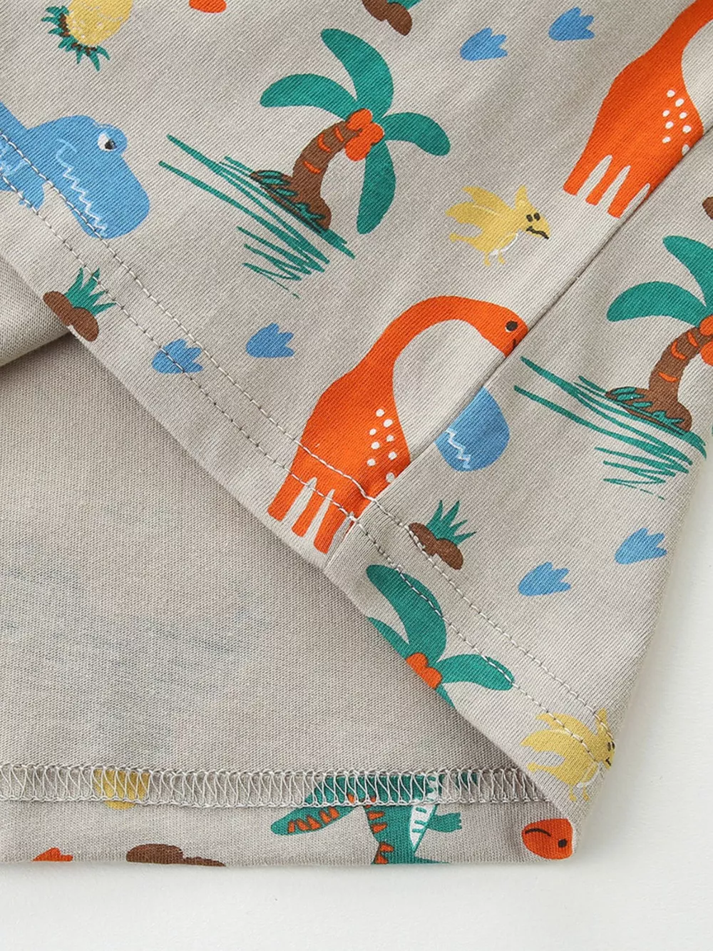 Children's Dinosaur Print Crew Neck Short Sleeve T-Shirt, image 5