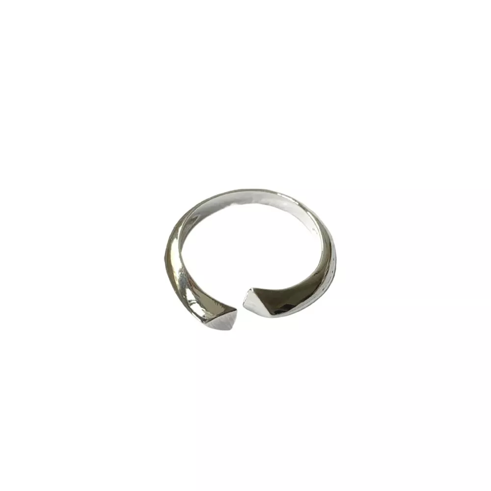 925 Sterling Silver Bypass Ring, image 7