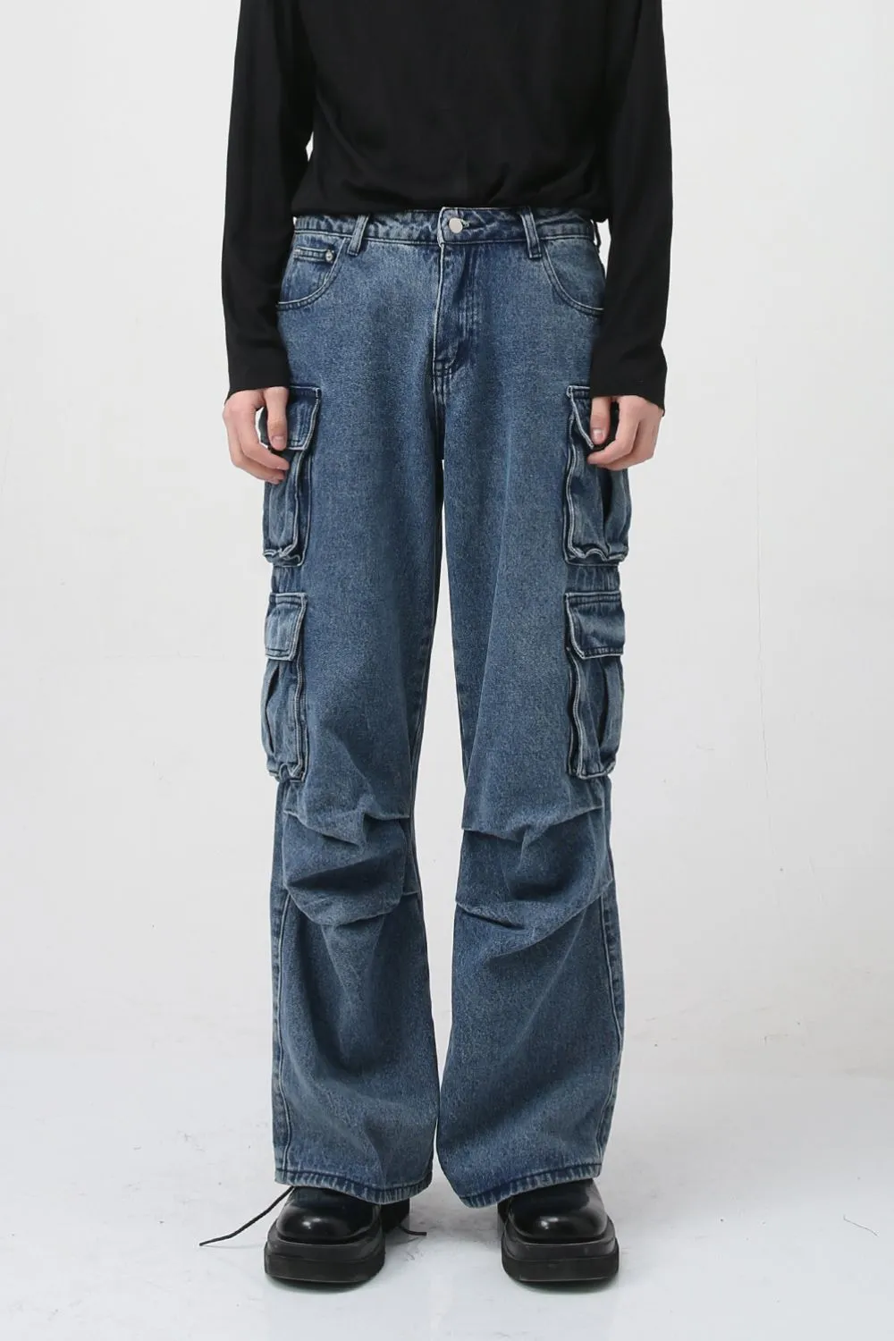 Jeans with Cargo Pockets, image 3