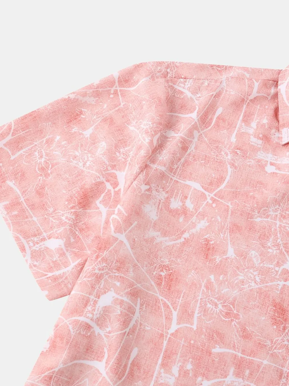 Men's Printed Short Sleeve Button Down Shirt, image 20