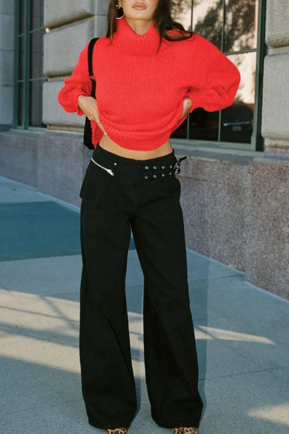 Wide Leg Jeans with Pockets, image 6