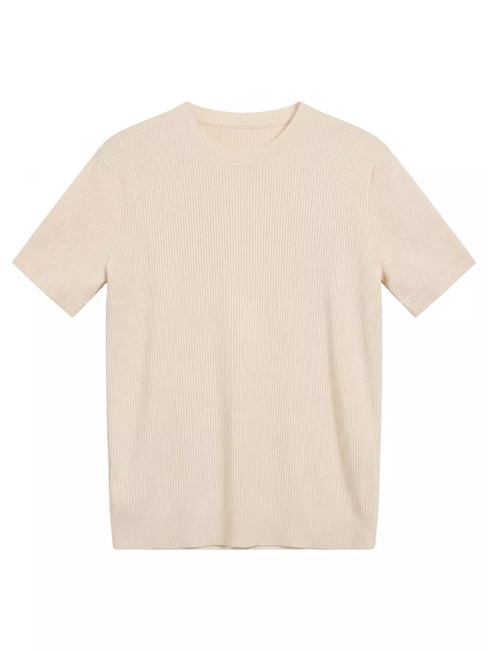 Men's Ribbed Knit Short Sleeve T-Shirt, image 4