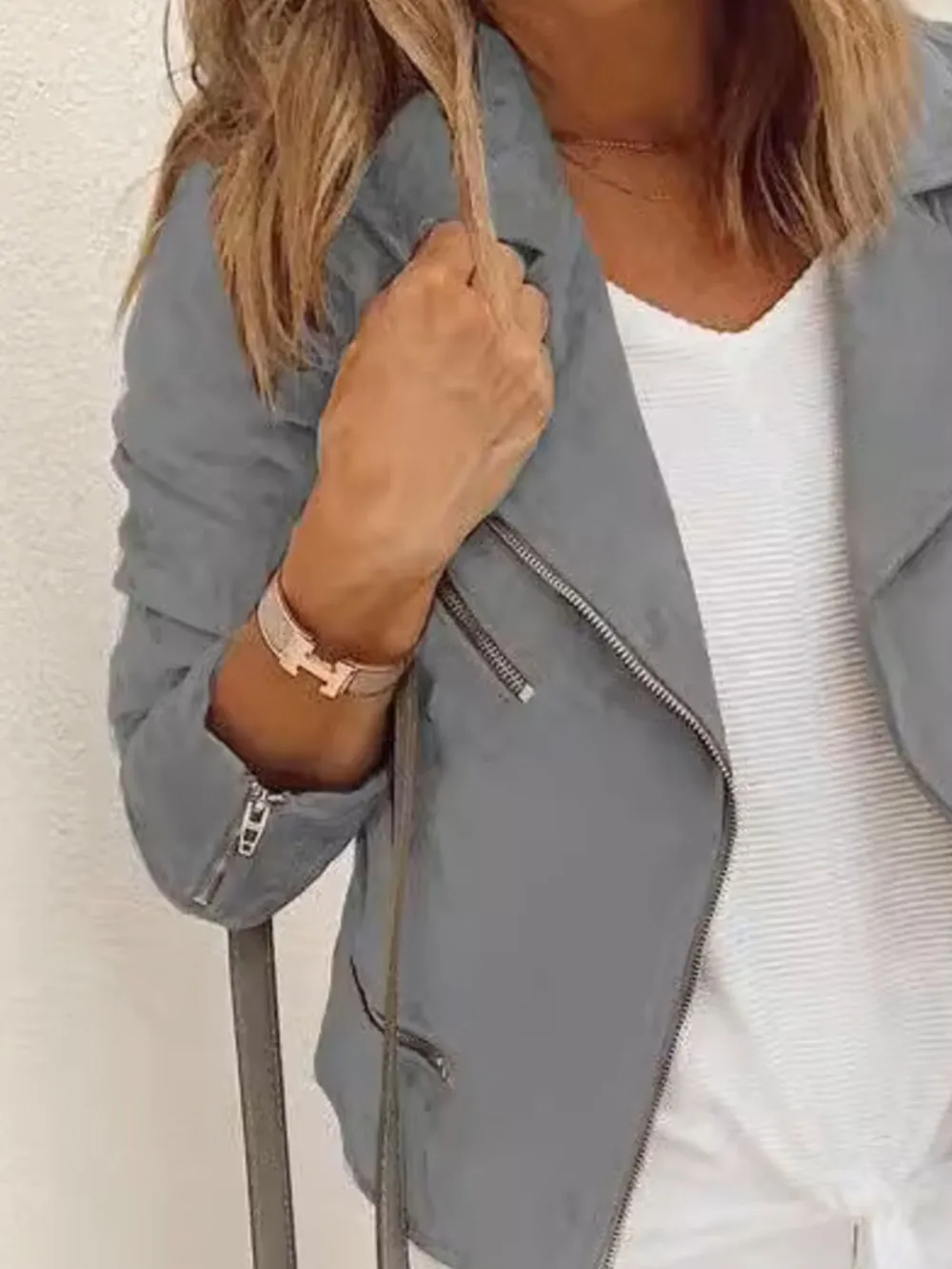 Zip Up Long Sleeve Jacket, image 8
