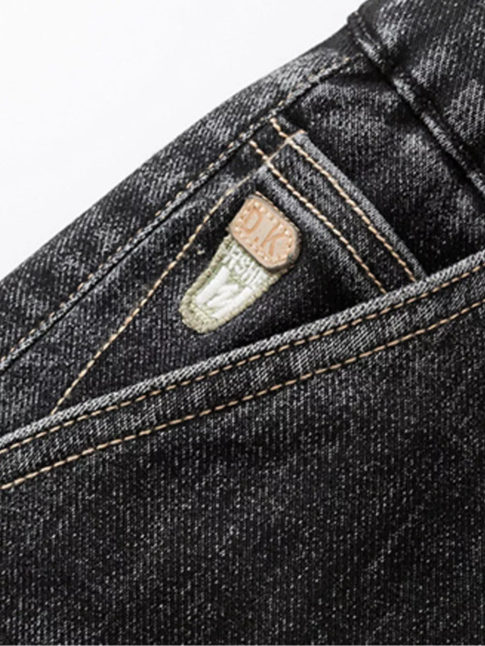 Men's Plus Size Vintage Wash Relaxed Fit Jeans, image 4