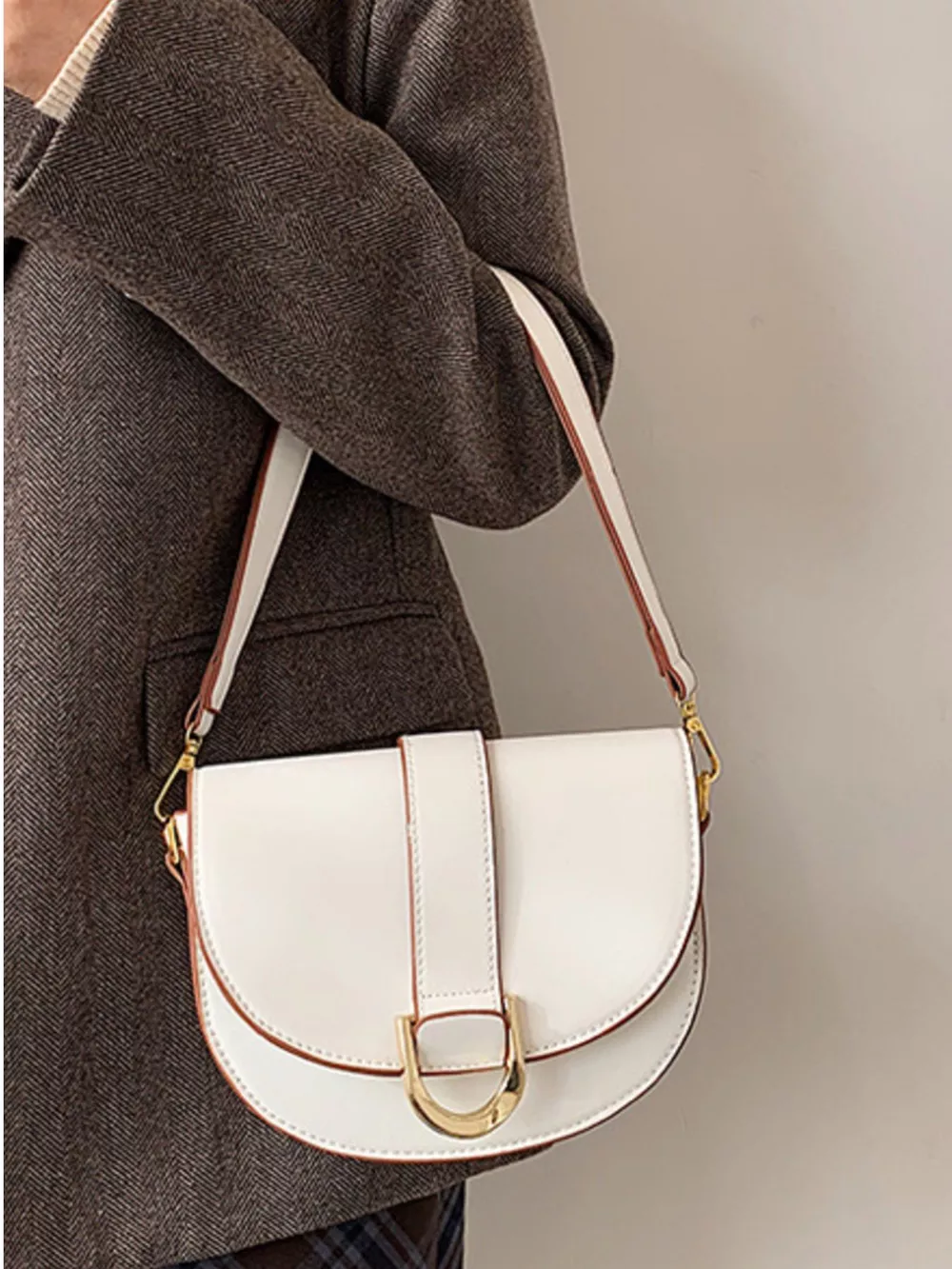 Buckle Flap Crossbody Bag, image 2