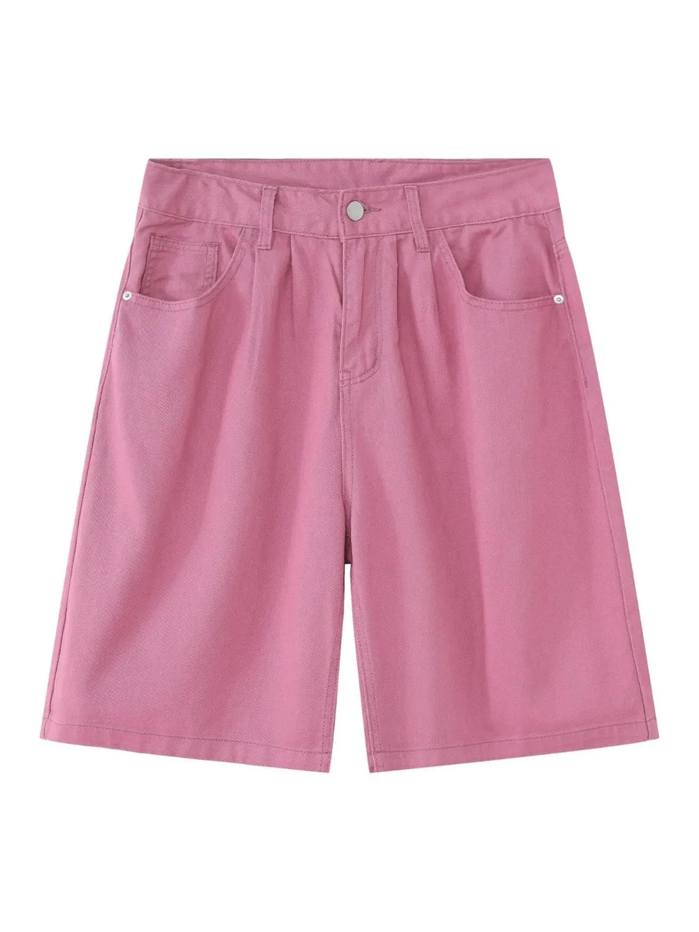 Mid Rise Denim Shorts, image 6