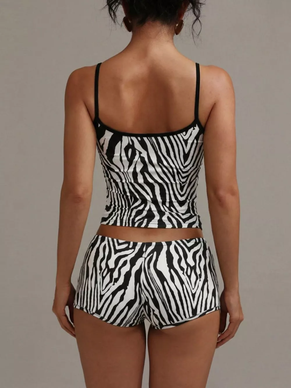 Leopard Print Cami ad Shorts Set, image 8