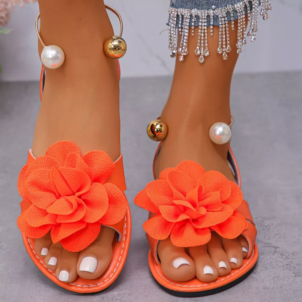 Flower Open Toe Sandals, image 3