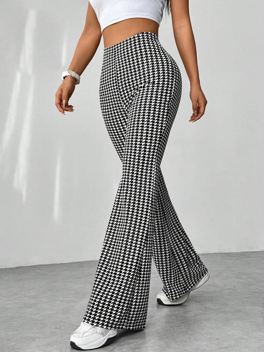 High Waisted Flare Pants, image 2