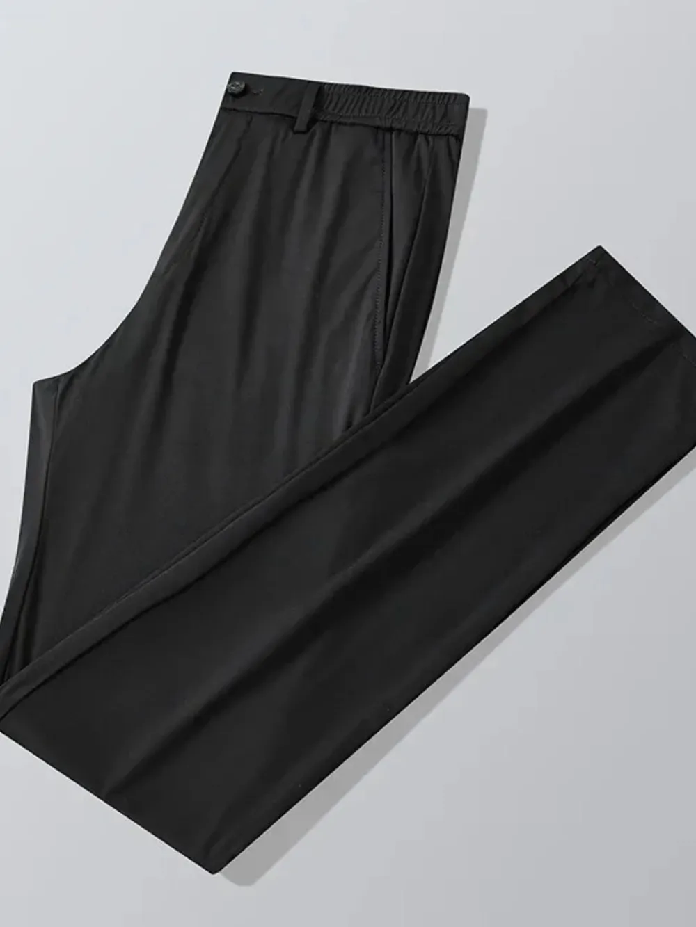 Men's Plus Size Slim Fit Pants with Pockets, image 4