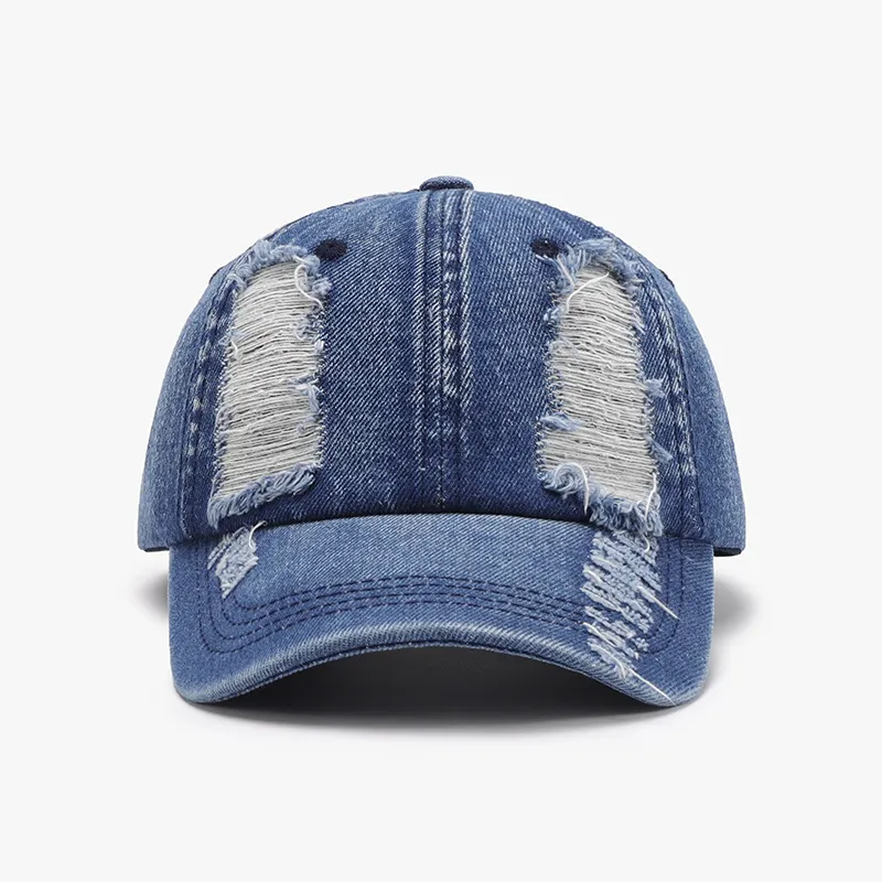 Distressed Cotton Baseball Cap, image 3