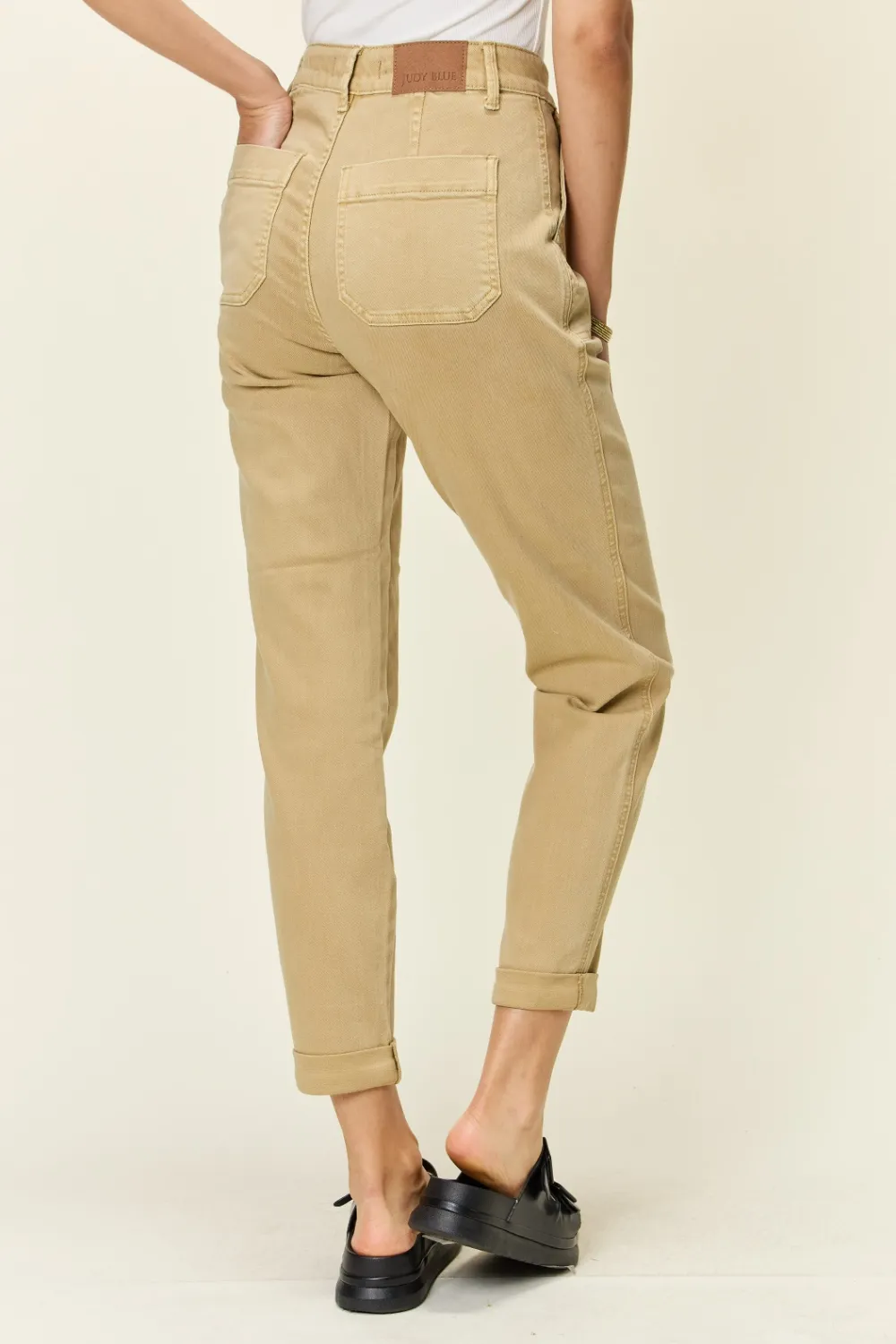 Full Size High Waist Jogger Jeans, image 2