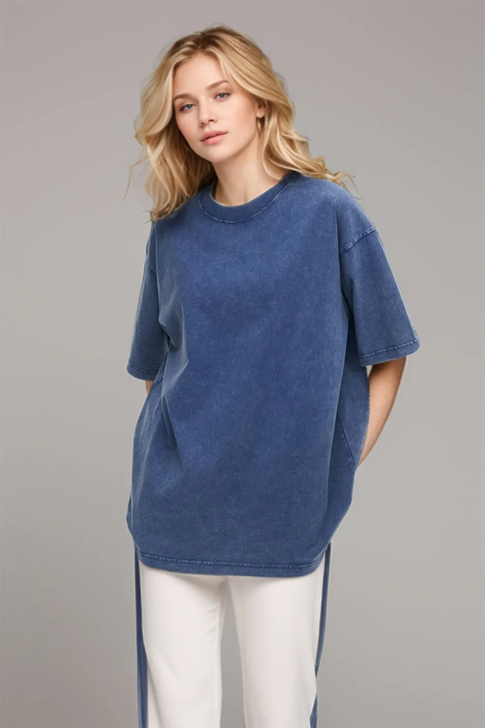 Round Neck Half Sleeve T-Shirt, image 3