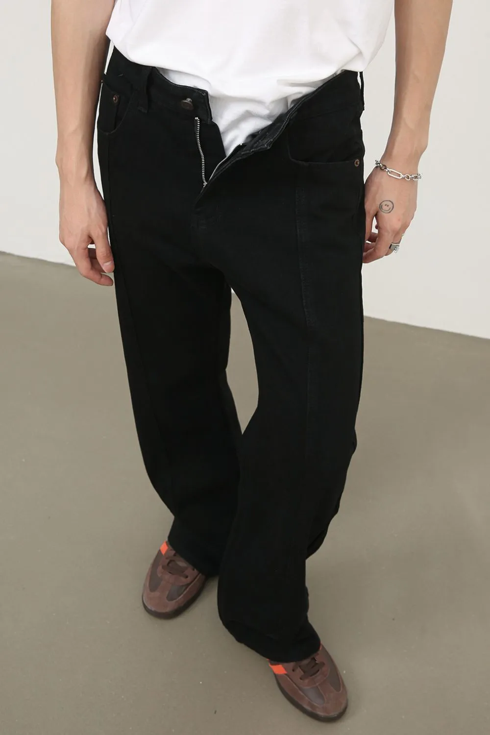 Men's Slim Fit Jeans with Pockets, image 4