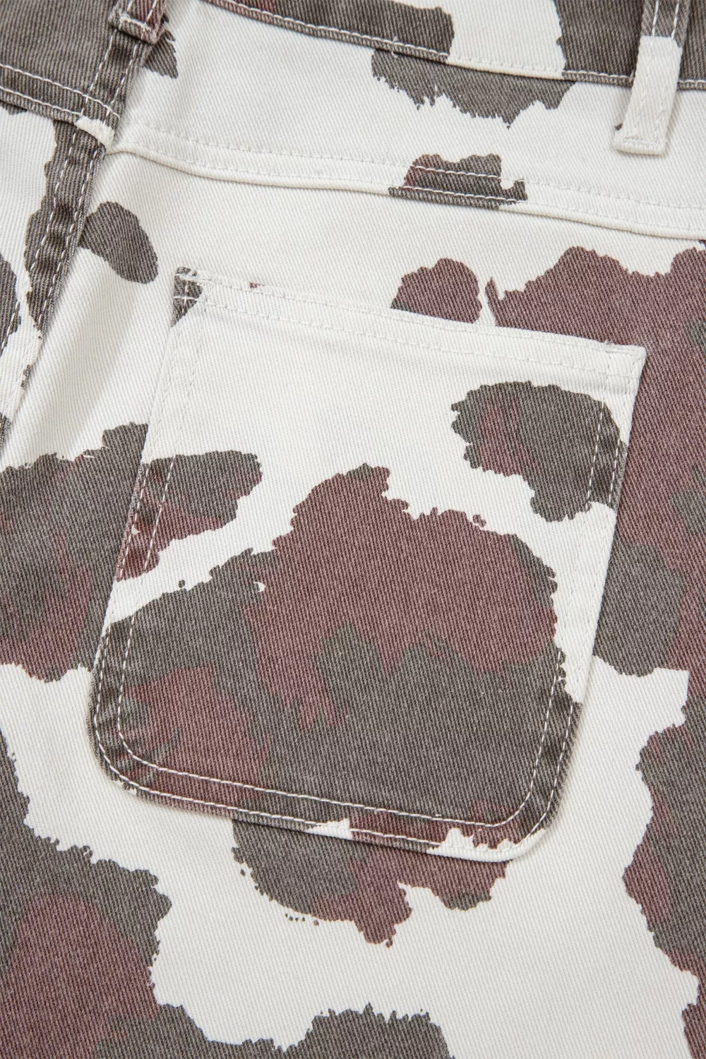 Cow Spots Printed Multi Pocketed Jeans, image 7