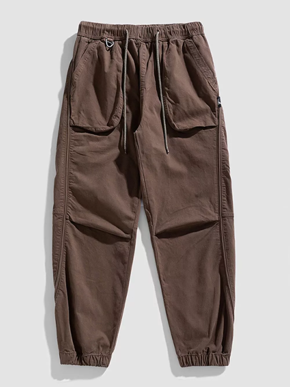 Men's Plus Size Drawstring Wide Leg Pants, image 2
