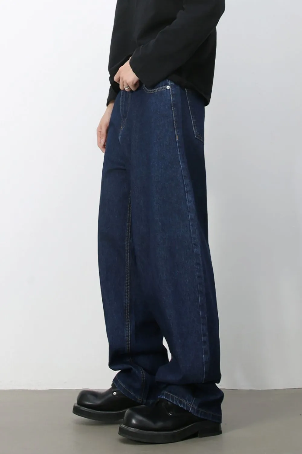 Men's Wide Leg Jeans, image 6