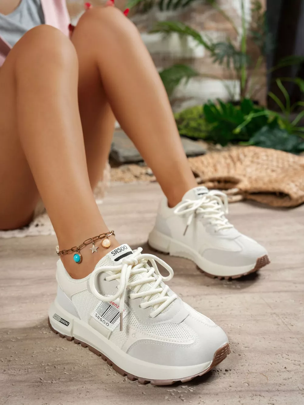 Round Toe Lace Up Sneakers, image 7