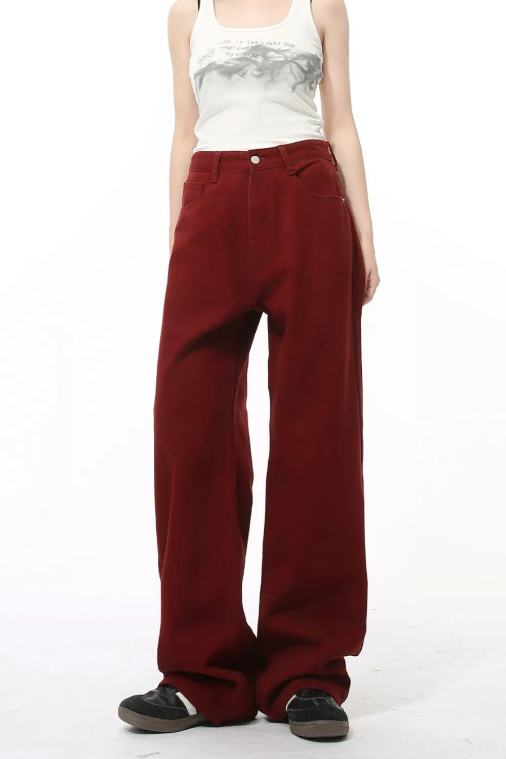 Pocketed Wide Leg Men's Jeans, image 3