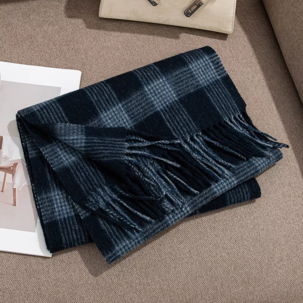 Plaid Fringe Scarf, image 6