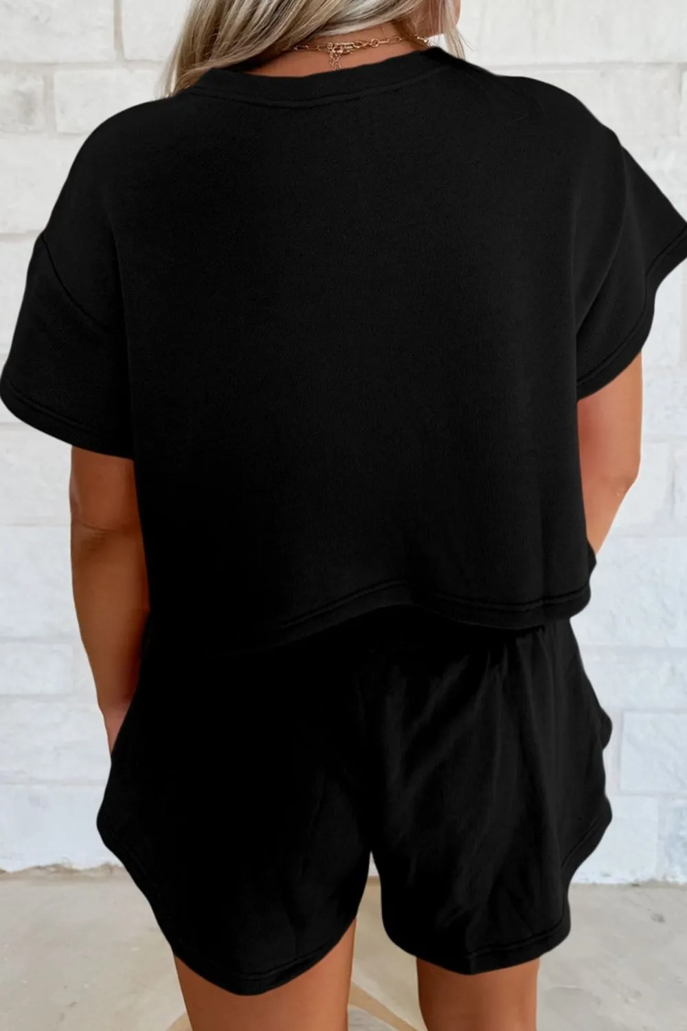 USA Graphic T-Shirt and Shorts Set, image 2