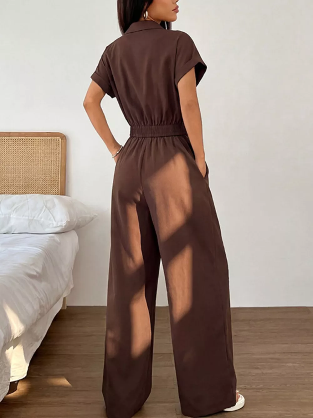 Cargo Pocket Zipper Front Jumpsuit, image 5
