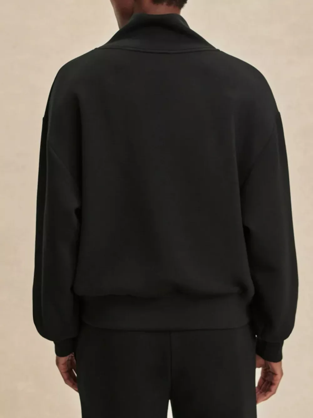 Quarter-Zip Sweatshirt and Wide-Leg Pants Set, image 8