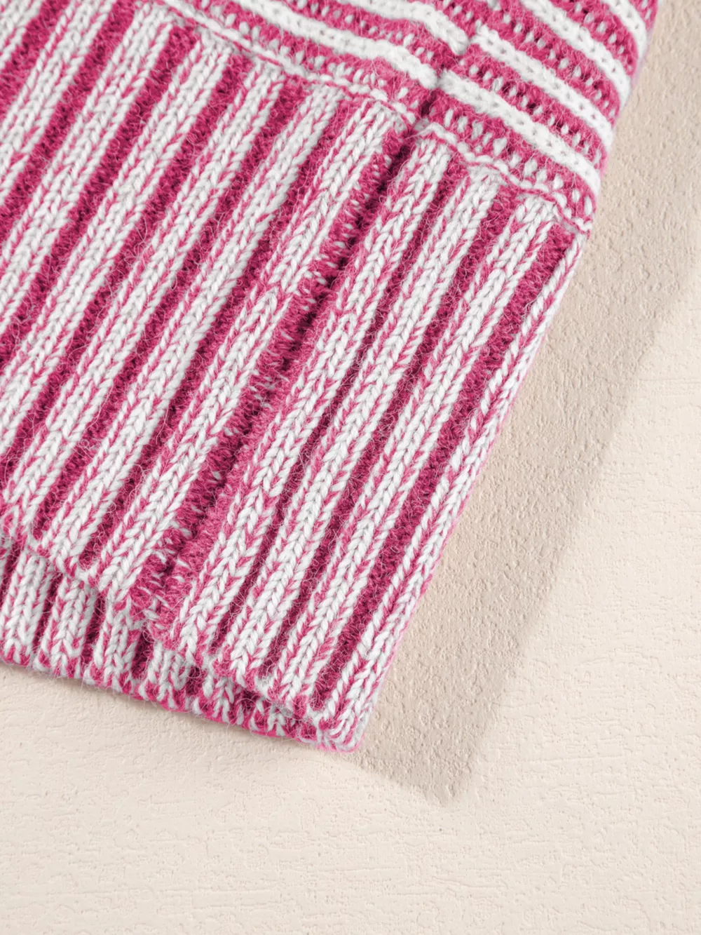 Striped Boat Neck Casual Sweater, image 2