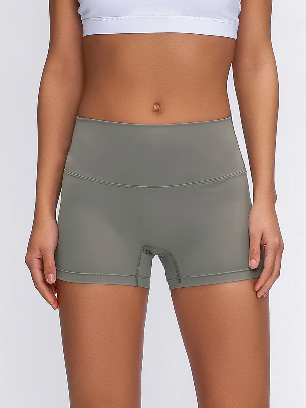 High Waist Active Shorts, image 2